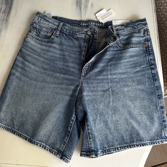 American Eagle Outfitters Men's Classic Blue Jean Shorts - Picture 1 of 4